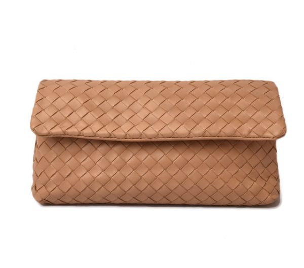 bv 18 045 1 Bottega Veneta Clutch Bag Party Bag Intrecciato Beige