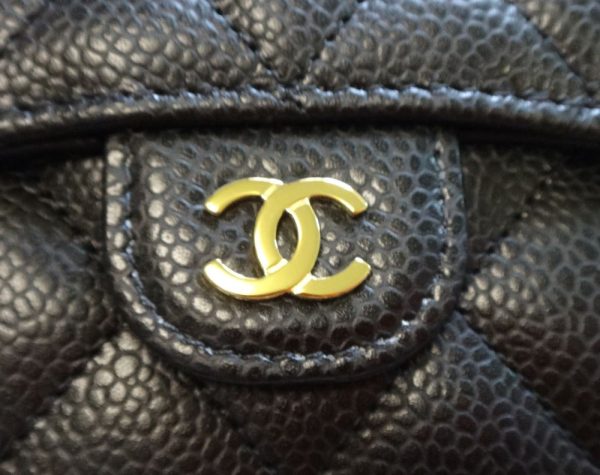 c16 31014 014 Chanel Mini Flap Bag Matelasse Chain Leather Shoulder Bag Black