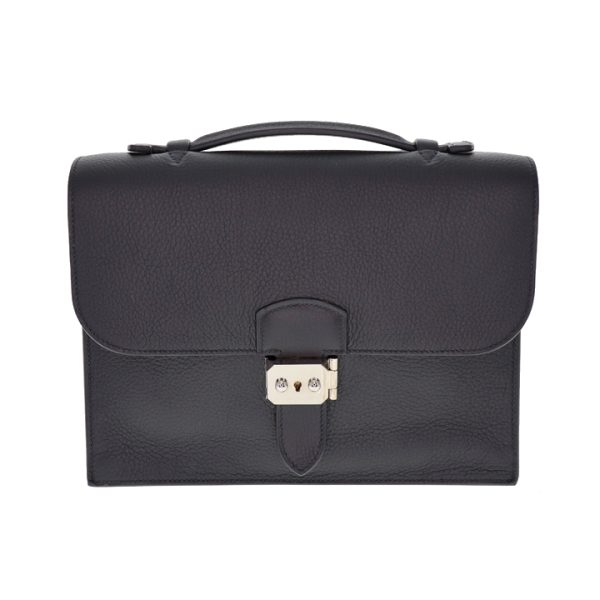 c21 6956 1 Hermes Sac Adepeche 27 Handbag Business Black