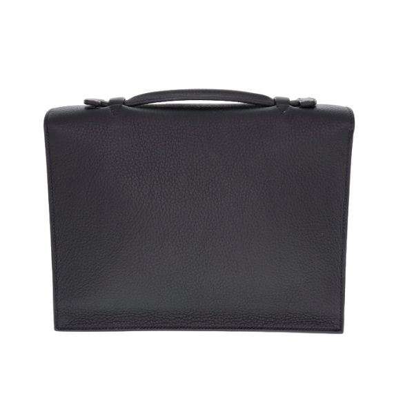 c21 6956 3 Hermes Sac Adepeche 27 Handbag Business Black