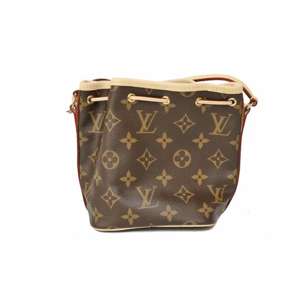 c22 6860 3 Louis Vuitton Nano Noe Shoulder Bag Leather Brown