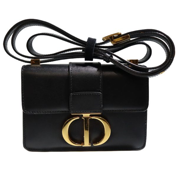 c23 5478 1 Dior 30 Montaigne Micro Calfskin Handbag Blac