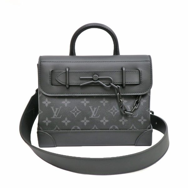 c24 2022 1 Louis Vuitton Steamer PM Monogram Eclipse Black