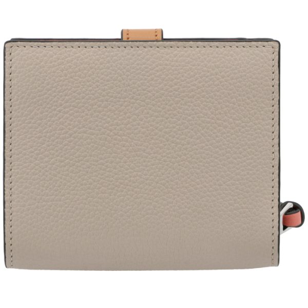 c660z41x0100512463 2 Loewe Bifold Compact Zip Wallet Beige