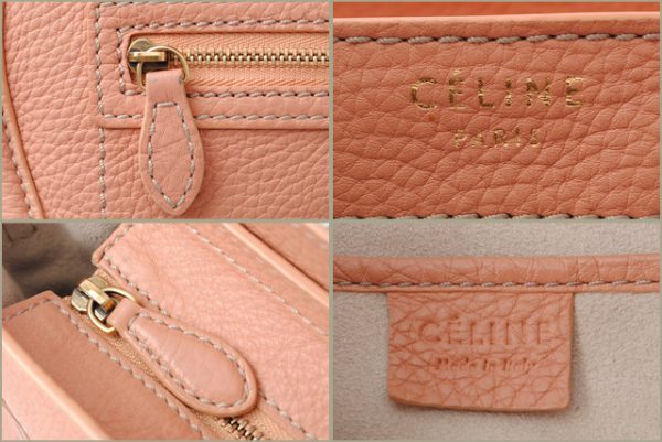 ce 17 029 6 Celine Handbag Shoulder Bag Nano Shopper Luggage Coral Pink