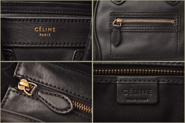 ce 18 003 5 Celine Handbag Shoulder Bag Nano Shopper Luggage Black