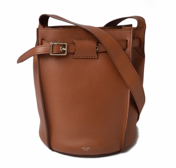 ce 19 025 1 Celine Big Bucket Bag Leather Brown