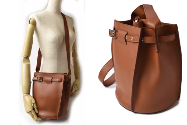 ce 19 025 7 Celine Big Bucket Bag Leather Brown