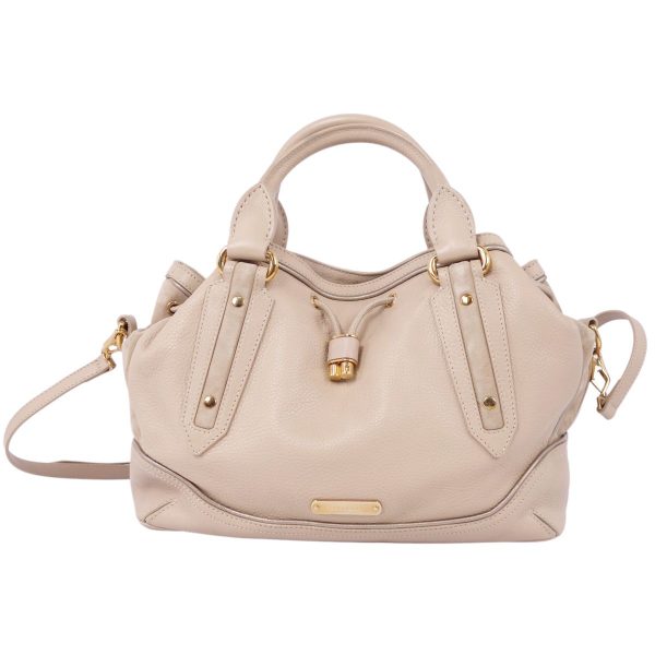 cf04os rm05f09722 1 Burberry Handbag Leather Shoulder Bag Beige