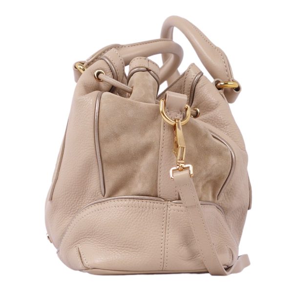 cf04os rm05f09722 2 Burberry Handbag Leather Shoulder Bag Beige