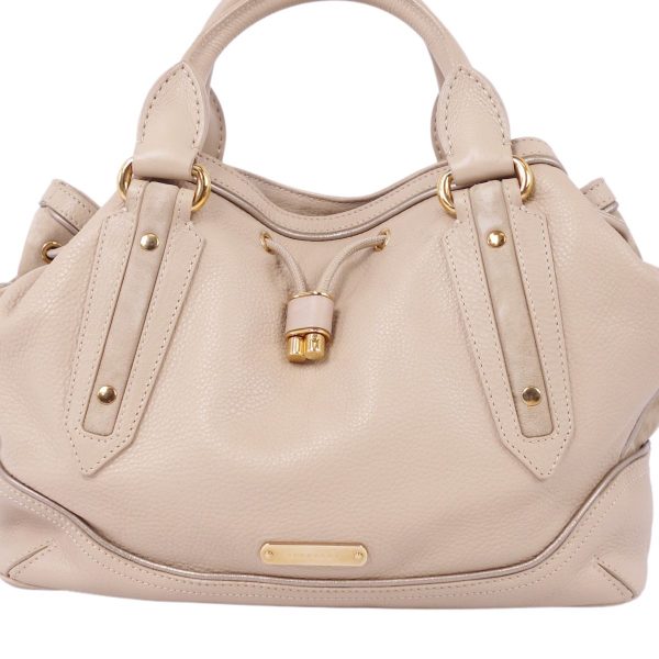 cf04os rm05f09722 5 Burberry Handbag Leather Shoulder Bag Beige