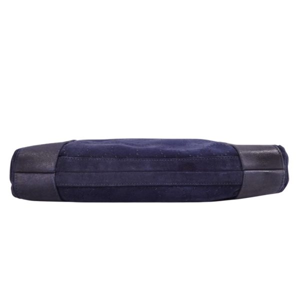 cg10dn rm12e26057 6 Gucci Punching Suede Leather Clutch Bag Navy