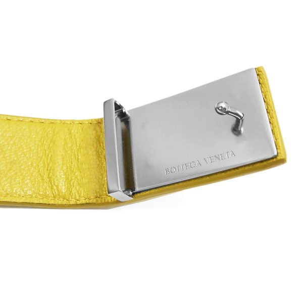 compass1659493086 Bottega Veneta Goat Leather Belt Bag Mustard Yellow