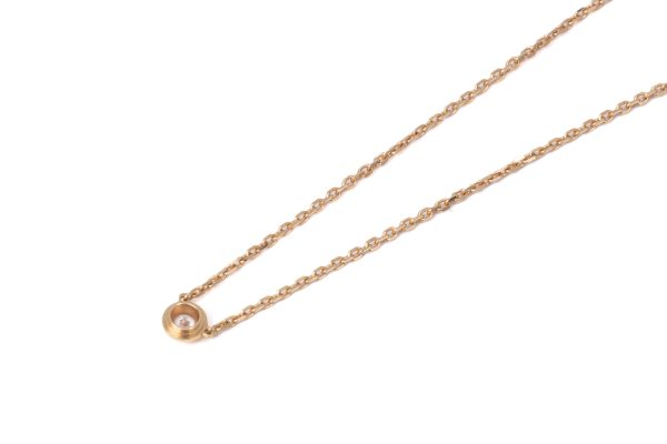 compass1682211807 Cartier Damour K18 Diamond Accessory Necklace Pink Gold