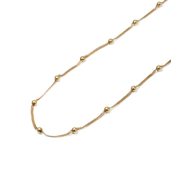 compass1683012454 Small Design Necklace Yellow Gold