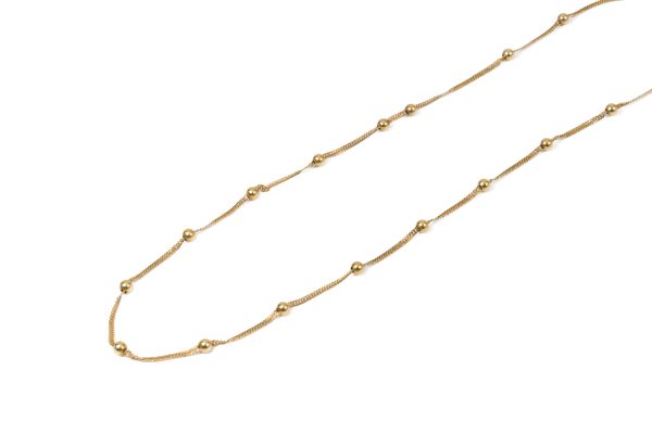 compass1683012460 Small Design Necklace Yellow Gold