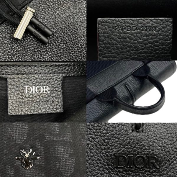 compass1718873039 Dior Backpack Oblique Motion Hardware Nylon 2019 Black