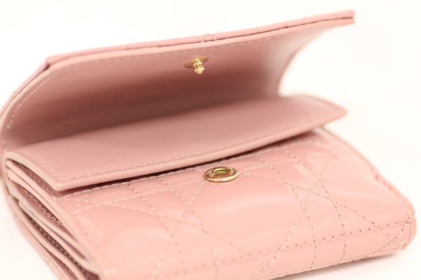 compass1719051620 Dior Cannage Lady All Lotus Wallet Pink