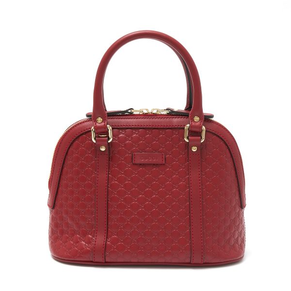 compass1719195510 Gucci Micro Guccisima 2way Mini Shoulder Bag Red