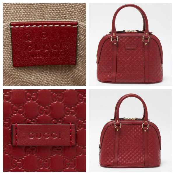 compass1719195555 Gucci Micro Guccisima 2way Mini Shoulder Bag Red