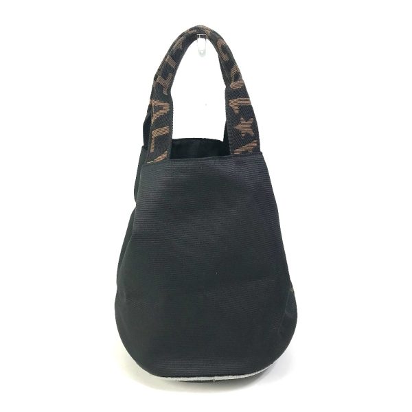 e 230929 7 2 Fendi Canvas Bucket Bag Black