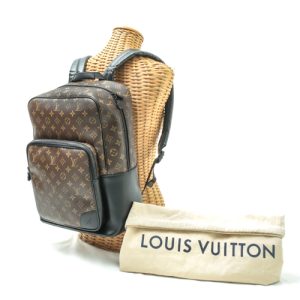 e086 Louis Vuitton On the Go GM Monogram Raffia Tote Bag Brown