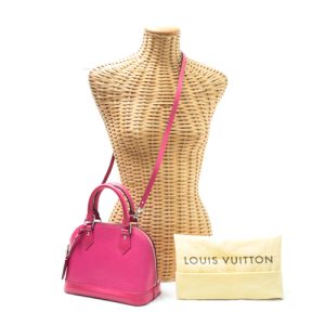 e097 Louis Vuitton Musette Tango Monogram Leather Mini Shoulder Bag Brown