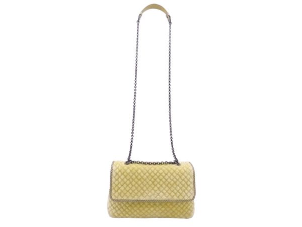 e52953f 1 Bottega Veneta Shoulder Bag Leather Yellow