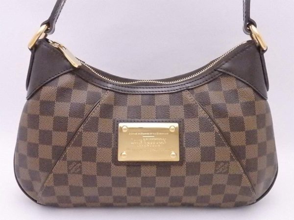 e53044a 1 Louis Vuitton Damier Thames PM Shoulder Bag Brown