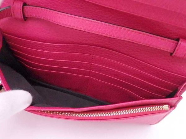 e53160f 3 Gucci Swing Leather Crossbody Shoulder Bag Magenta