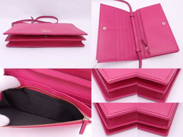 e53160f 4 Gucci Swing Leather Crossbody Shoulder Bag Magenta