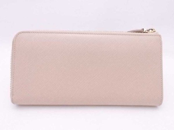 e53170a 1 Salvatore Ferragamo L shaped Zipper Long Wallet Leather Light Beige Gold