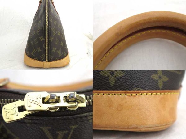 e53394a 4 Louis Vuitton Monogram Alma Handbag Brown