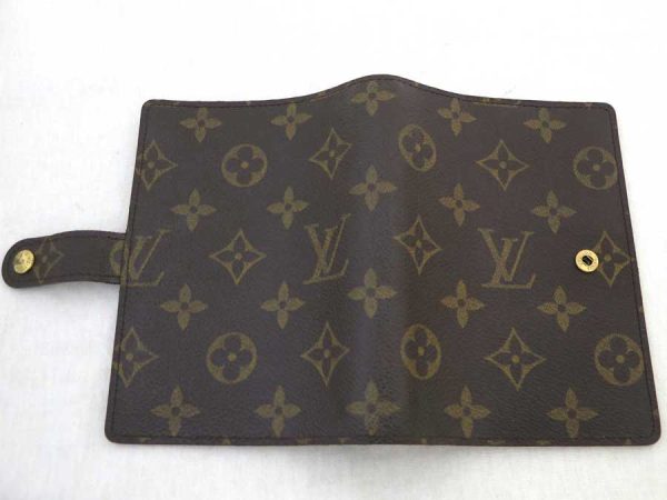 e53419a 2 Louis Vuitton Monogram Agenda PM Notebook Cover Brown