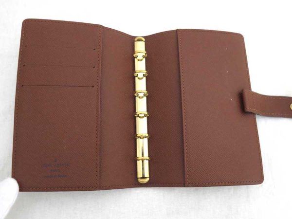 e53419a 3 Louis Vuitton Monogram Agenda PM Notebook Cover Brown