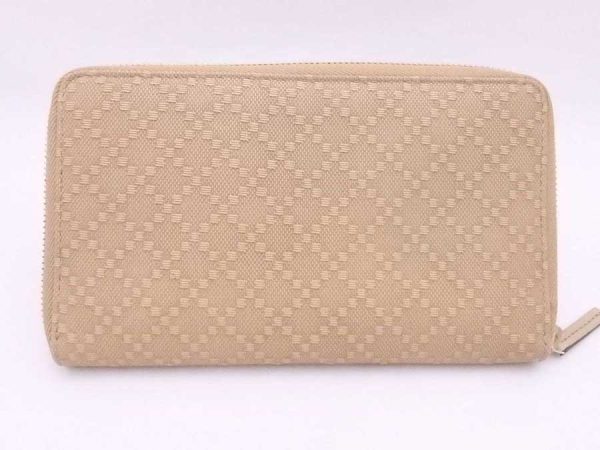 e53675 1 Gucci Diamante PVC Long Wallet Beige