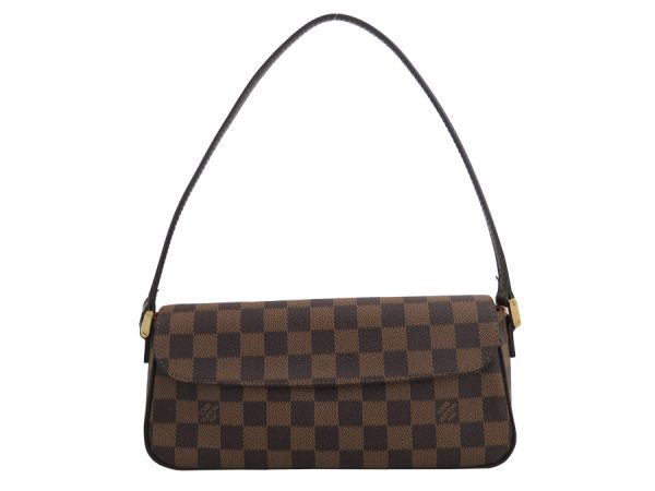 e53899a Louis Vuitton Damier Recoleta Shoulder Bag Brown