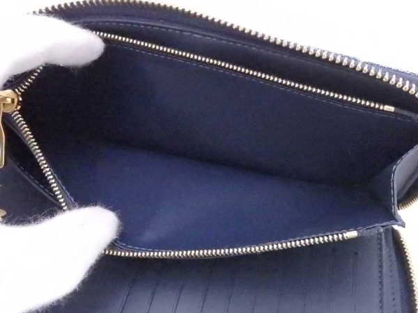 e54078a 3 Louis Vuitton Monogram Denim Zippy Wallet Round Zipper Long Wallet Navy Denim Blue