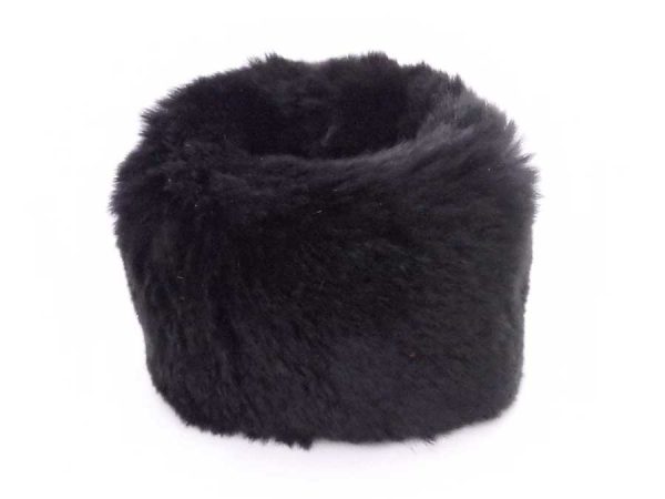 e54089f 1 Chanel Rabbit Fur Bracelet Black