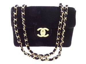 e54254a Chanel Matelasse Diamond Stitch Coco Mark Chain Shoulder Bag Lambskin Black