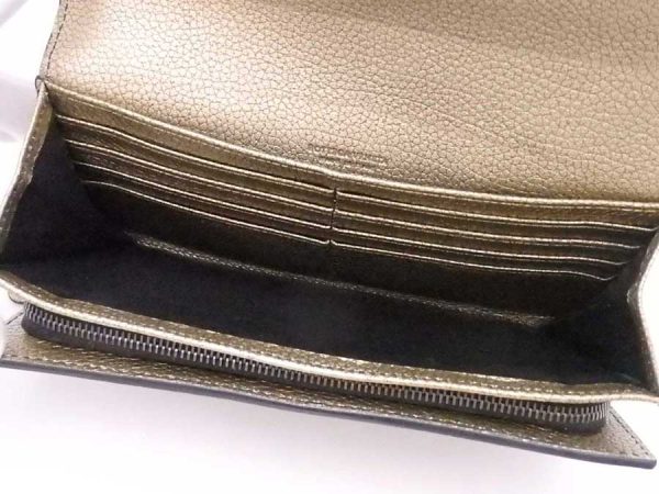 e54771f 3 Bottega Veneta Long Wallet Intrecciato Leather Gold