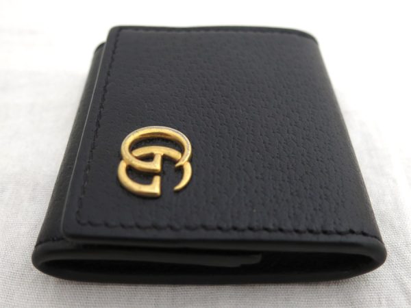 e54808f 2 Gucci GG Marmont Leather Coin Case Black