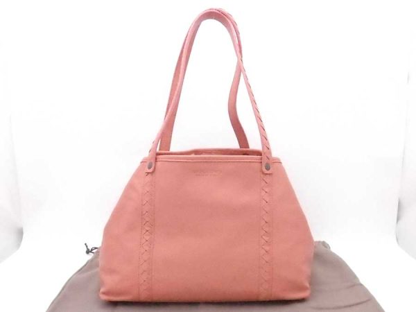 e54949a Bottega Veneta Shoulder Bag Tote Intrecciato Leather Pink