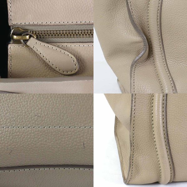 e55172g 6 c Celine Leather Handbag Greige