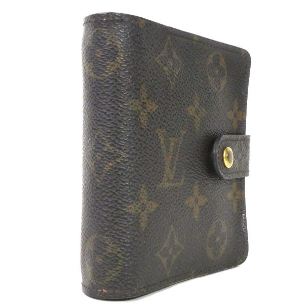 e55215a 1 Louis Vuitton Monogram Compact Zip Bifold Wallet Brown