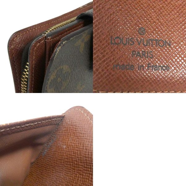 e55215a 10 c Louis Vuitton Monogram Compact Zip Bifold Wallet Brown