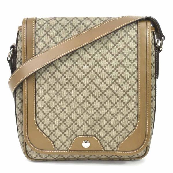 e55717a Gucci Diamante PVC Leather Crossbody Shoulder Bag Beige