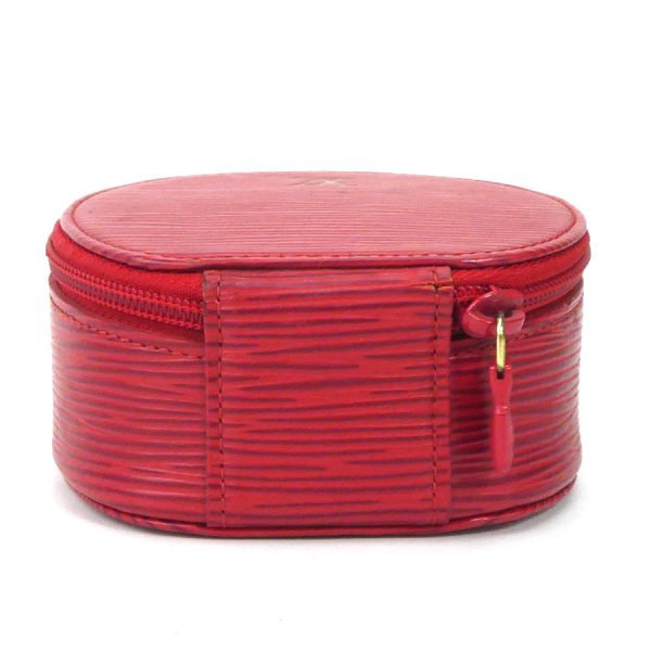 e55916a 2 Louis Vuitton Epi Ecrin Bijou Jewelry Case Red