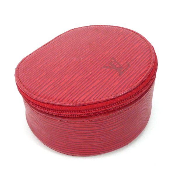 e55916a Louis Vuitton Epi Ecrin Bijou Jewelry Case Red