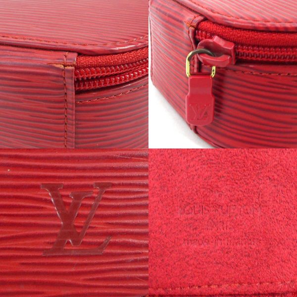 e55916a 7 c Louis Vuitton Epi Ecrin Bijou Jewelry Case Red